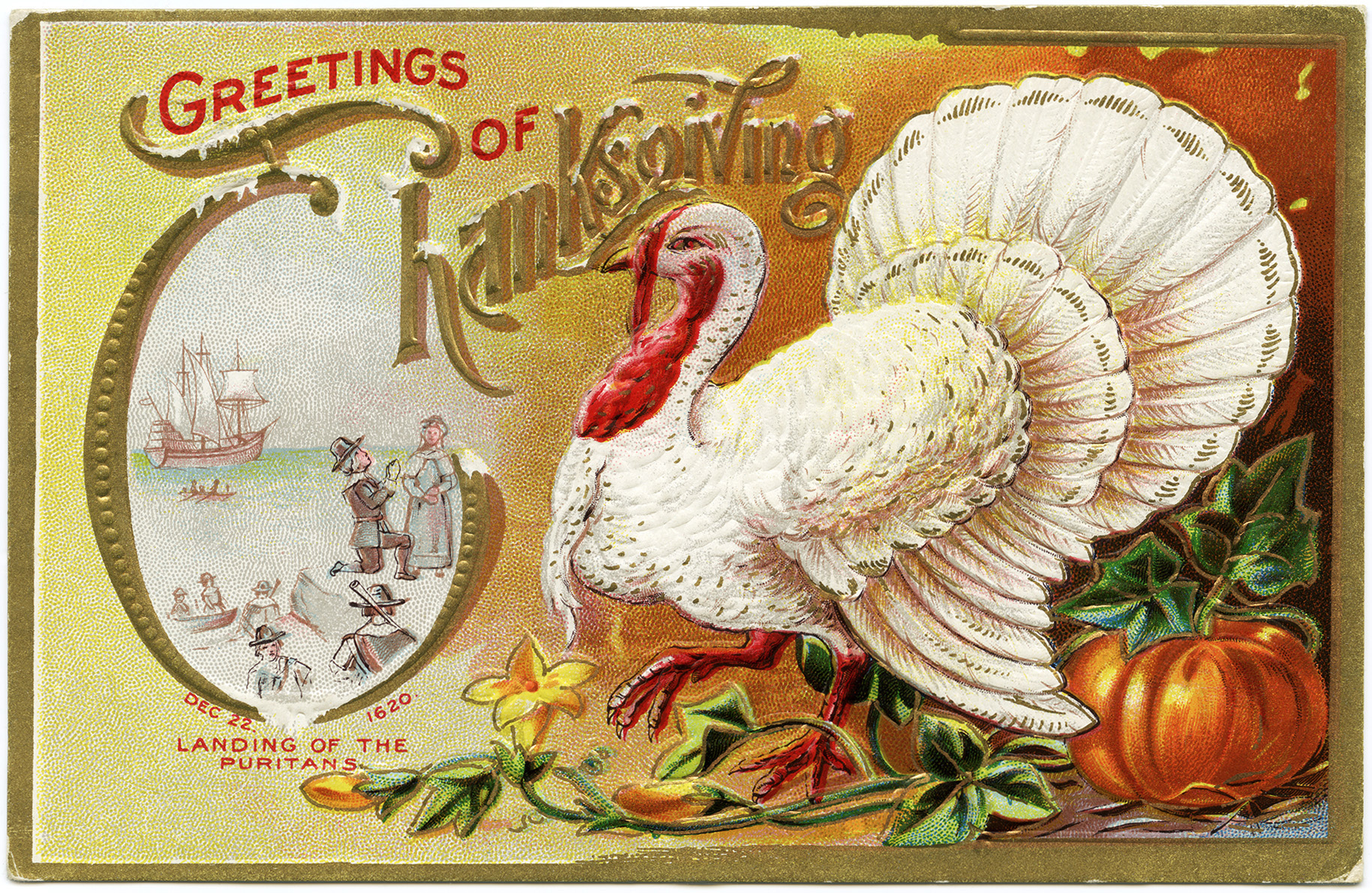 Thanksgiving Archives - Page 2 Of 3 - The Old Design Shop pertaining to Free Vintage Thanksgiving Printables