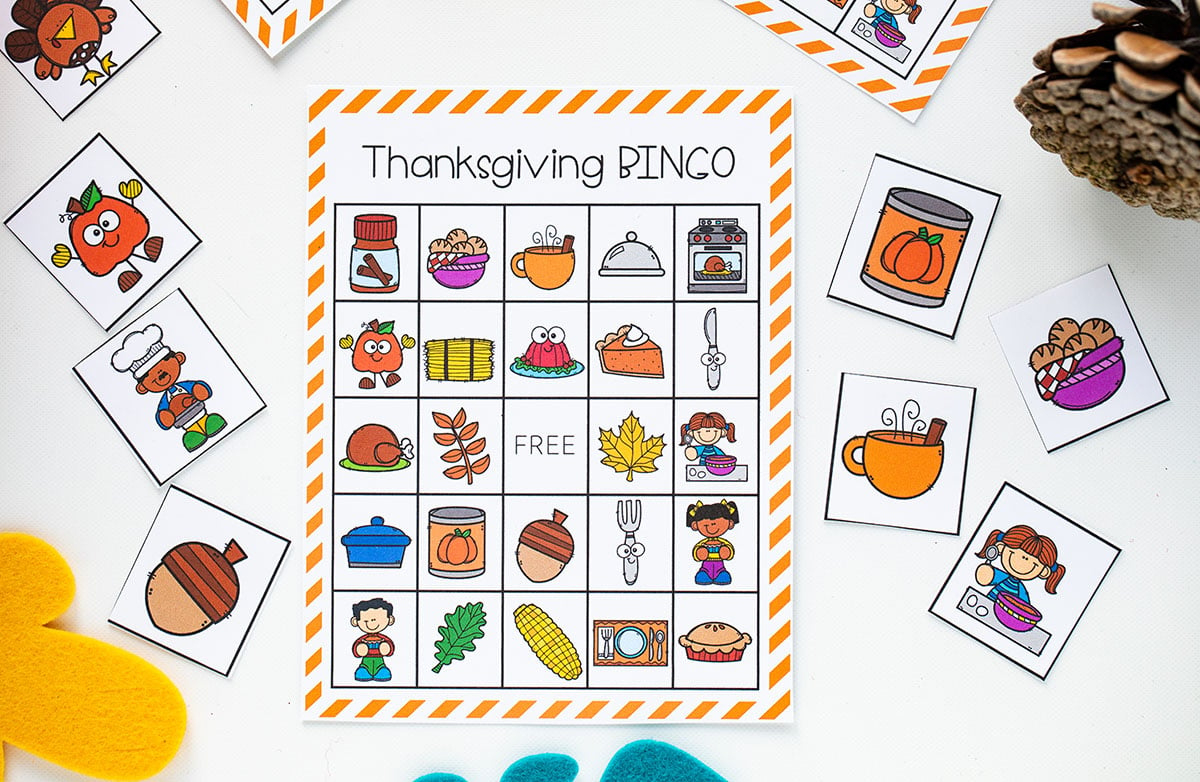 Thanksgiving Bingo (Free Printable) - The Best Ideas For Kids with Thanksgiving Themed Bingo Printable