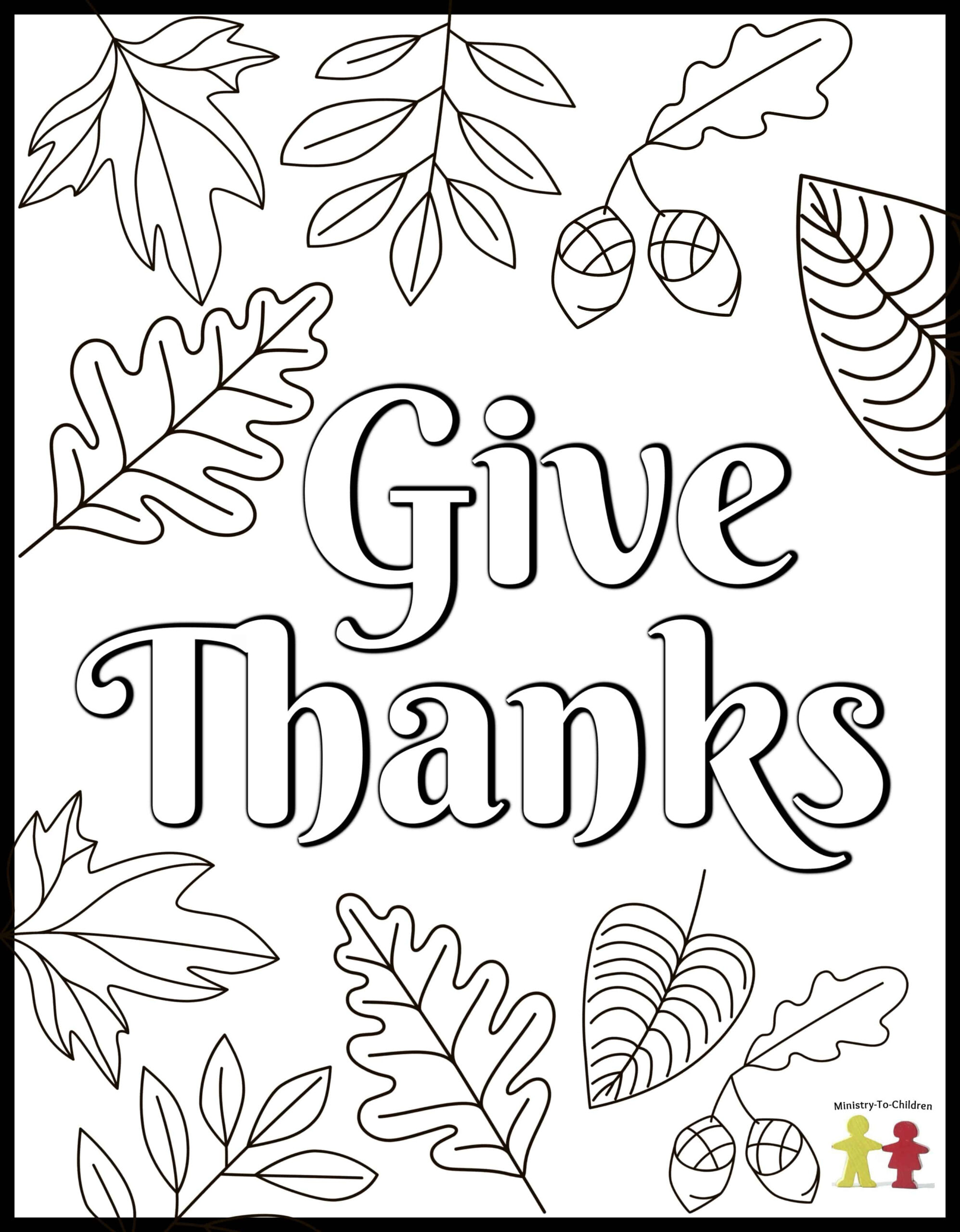 Thanksgiving Coloring Pages (Free Printable For Kids) intended for Free Printable Thanksgiving Coloring Pages For Sunday School