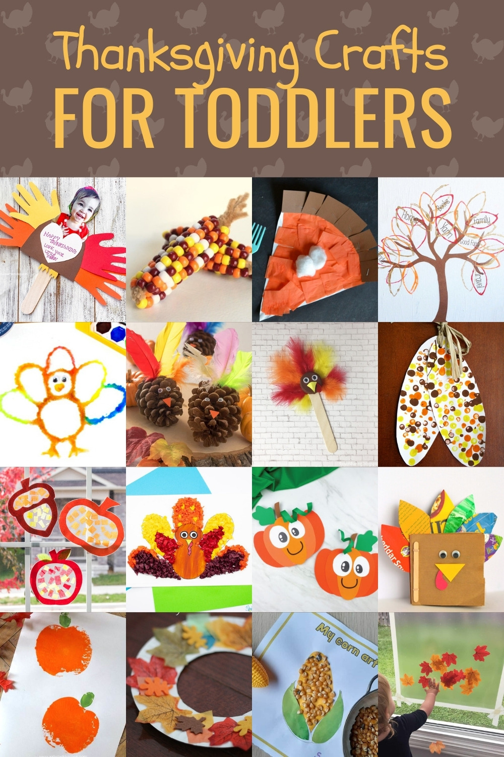 Thanksgiving Crafts For Toddlers: The Ultimate List - Diy Candy with regard to Thanksgiving Crafts For Toddlers Age 2 Printable