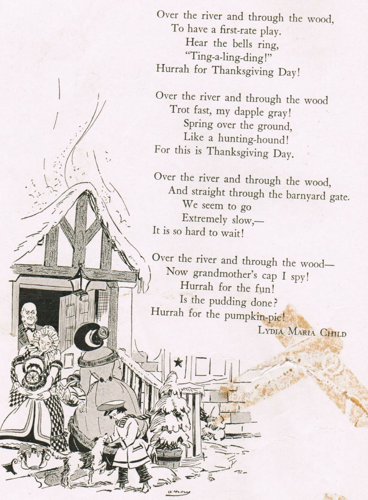 Thanksgiving Day Poem - The Culinary Cellar regarding Old Thanksgiving Poems