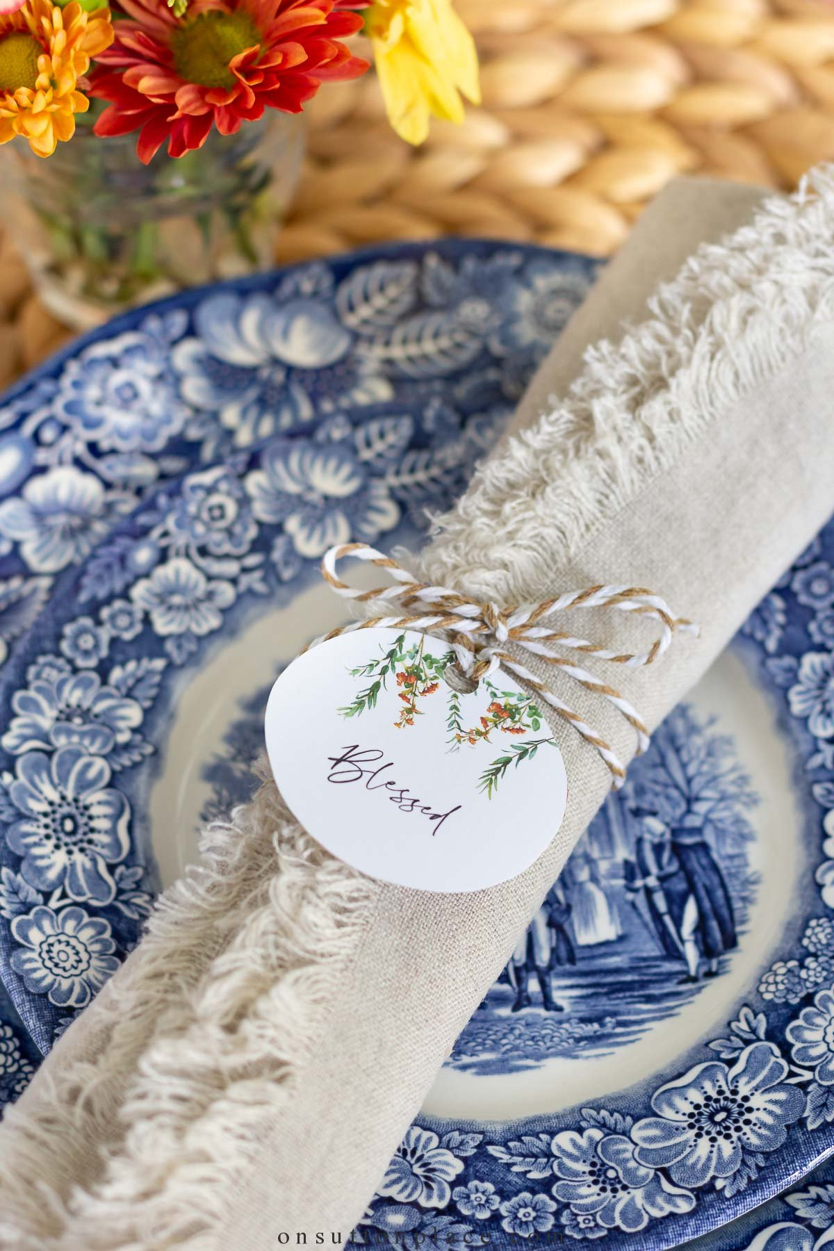 Thanksgiving Napkin Rings | Free Printable - On Sutton Place pertaining to Free Printable Thanksgiving Napkin Holders