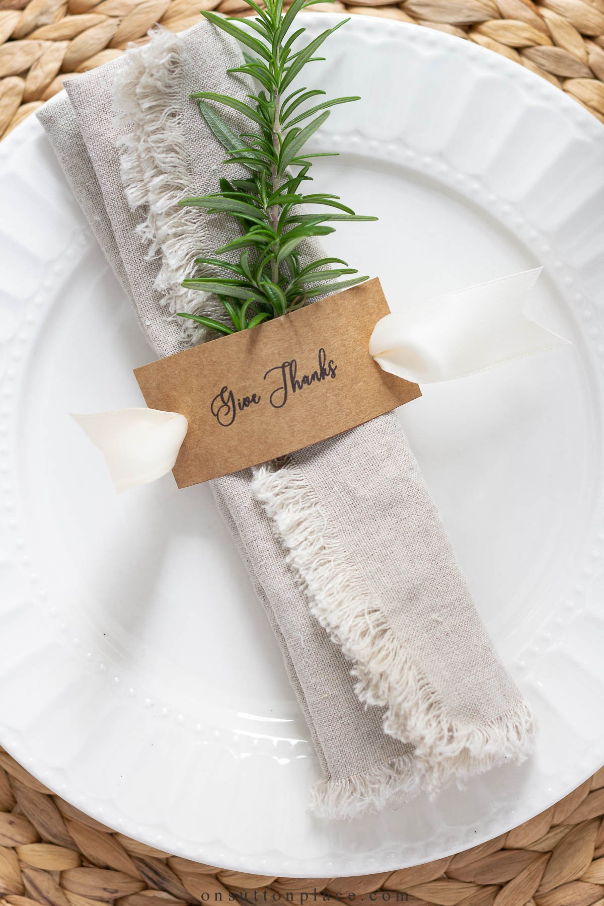 Thanksgiving Napkin Rings | Free Printable - On Sutton Place throughout Printable Thanksgiving Napkin Holders