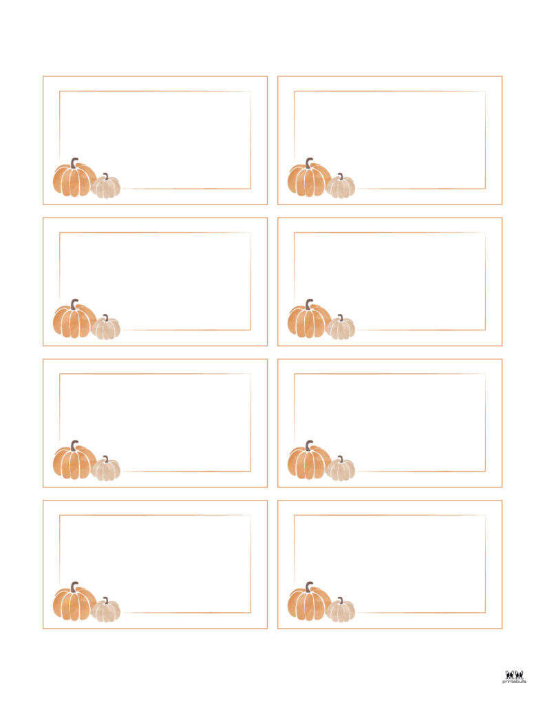 Thanksgiving Place Cards - 15 Free Printable Sets | Printabulls inside Printable Thanksgiving Name Plates