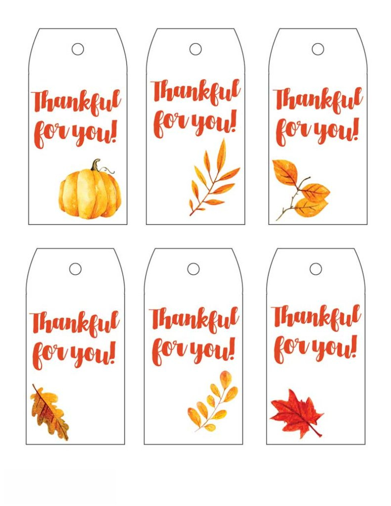 Thanksgiving Printable Gift Tags - South Georgia Style in Thanksgiving Teacher Gift Tags Free Printable