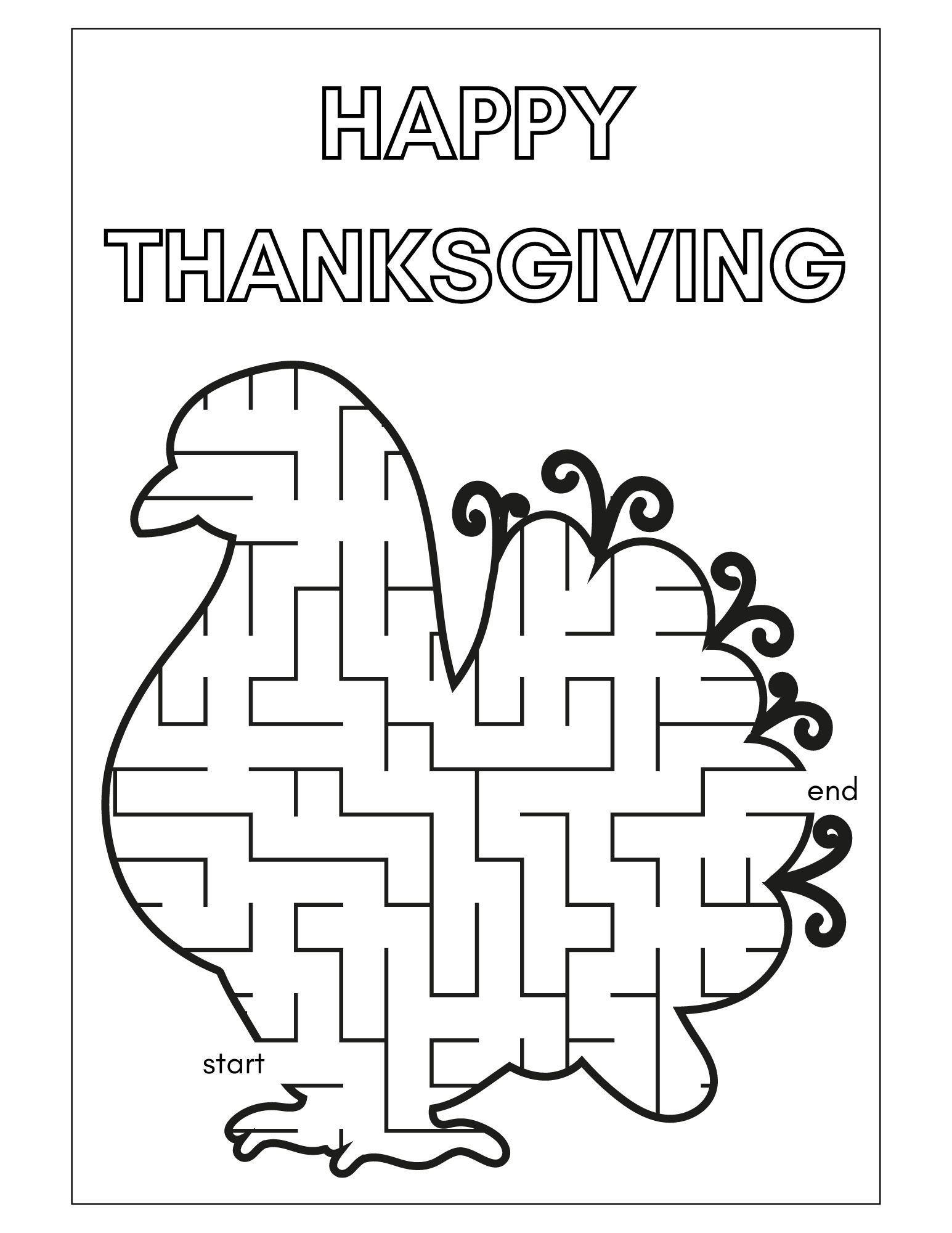 Thanksgiving Printables And Activity Pages For Kids - Minnesota Parent in Thanksgiving Theme Worksheets