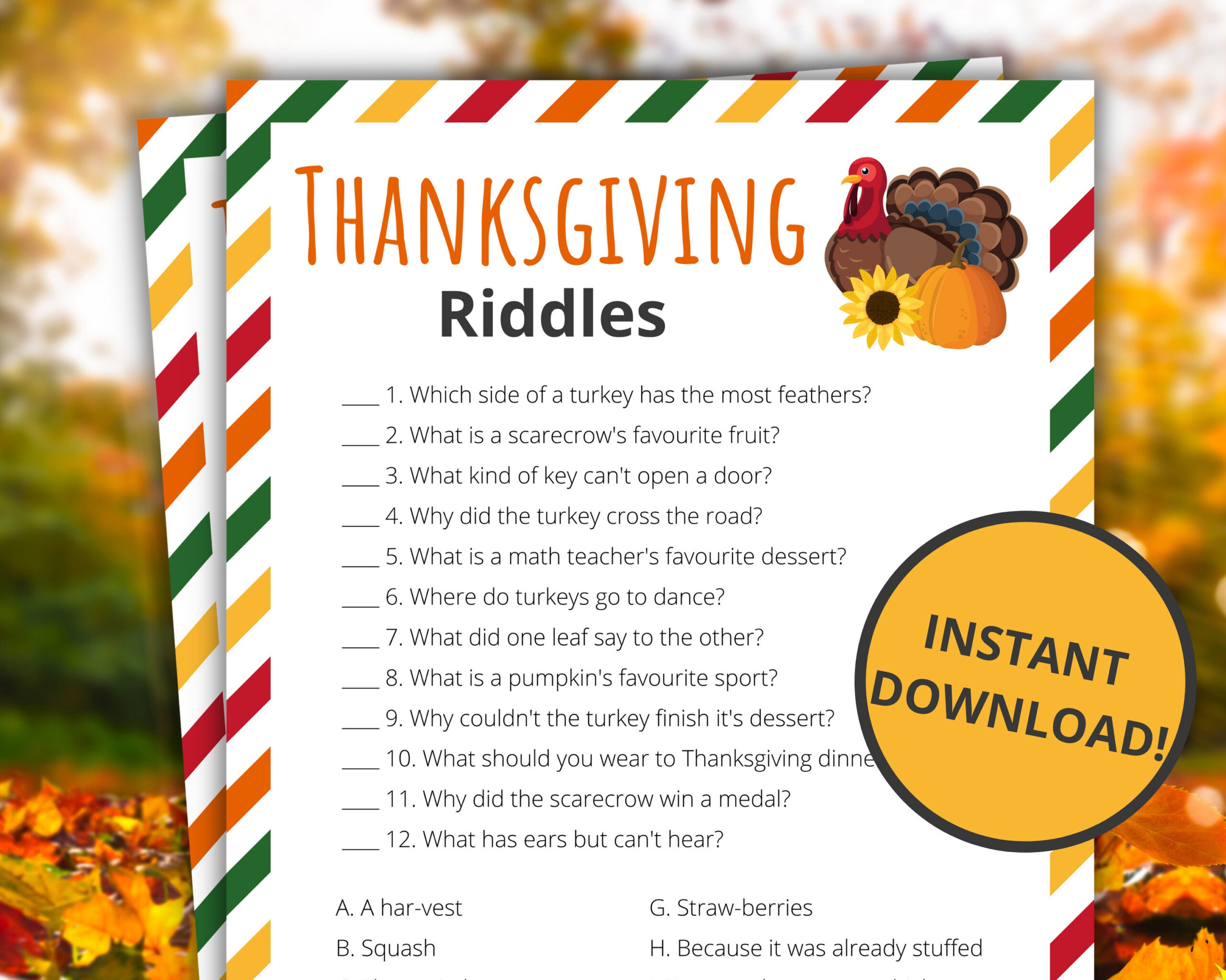 Thanksgiving Riddles | Printable Thanksgiving Game | Thanksgiving within Thanksgiving Riddles With Answers Printable