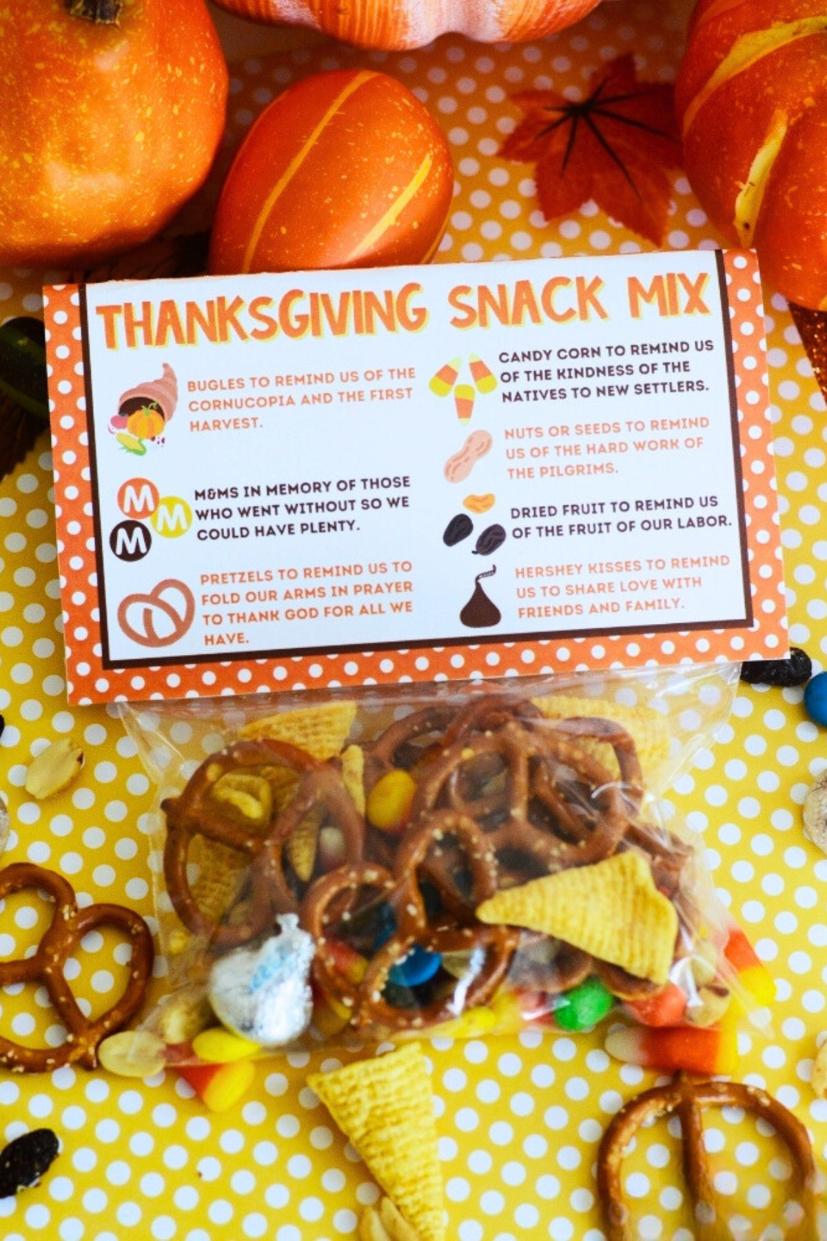 Thanksgiving Snack Mix (Free Printable Tags!) within Free Printable Blessing Mix Printable Tags