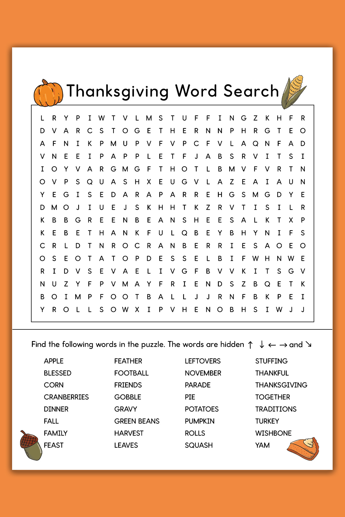 Thanksgiving-Word-Search-Printable-Example-Hard - Mom Envy pertaining to Thanksgiving Word Searches Printable Hard