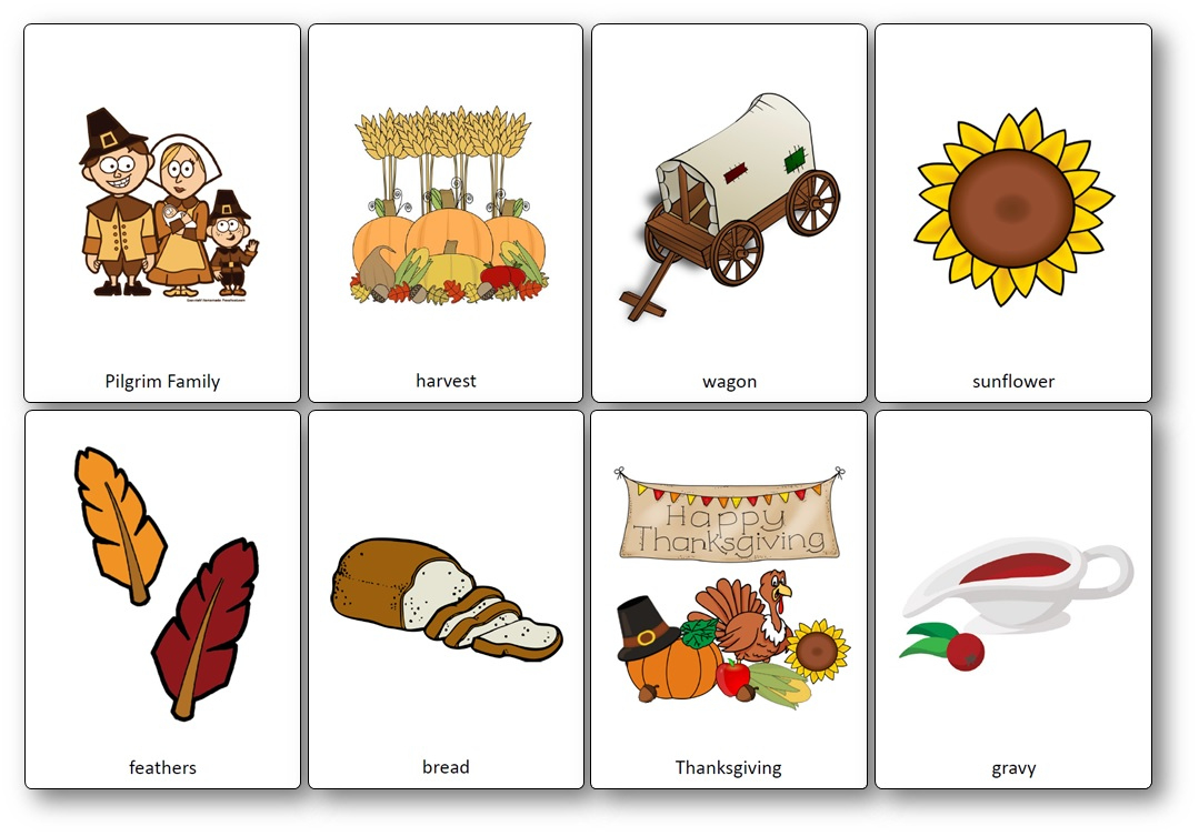 Thansgiving Flashcards – Free Printable Flashcards To Download regarding Free Printable Thanksgiving Flashcards