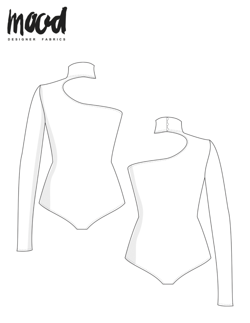 The Avens Bodysuit - Free Sewing Pattern with Free Printable Leotard Pattern