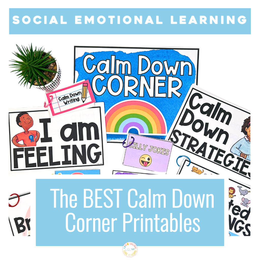 The Best Calm Down Corner Printables For Your Classroom - Live with regard to Calm Down Corner Free Printables