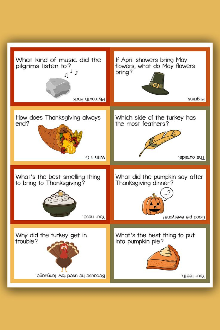 The Best Thanksgiving Jokes For Kids - Including Free Thanksgiving inside Free Printable Thanksgiving Lunch Box Jokes