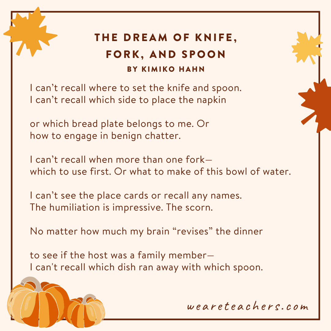 The Best Thanksgiving Poems For Kids Of All Ages And Reading Levels pertaining to Famous Thanksgiving Poems