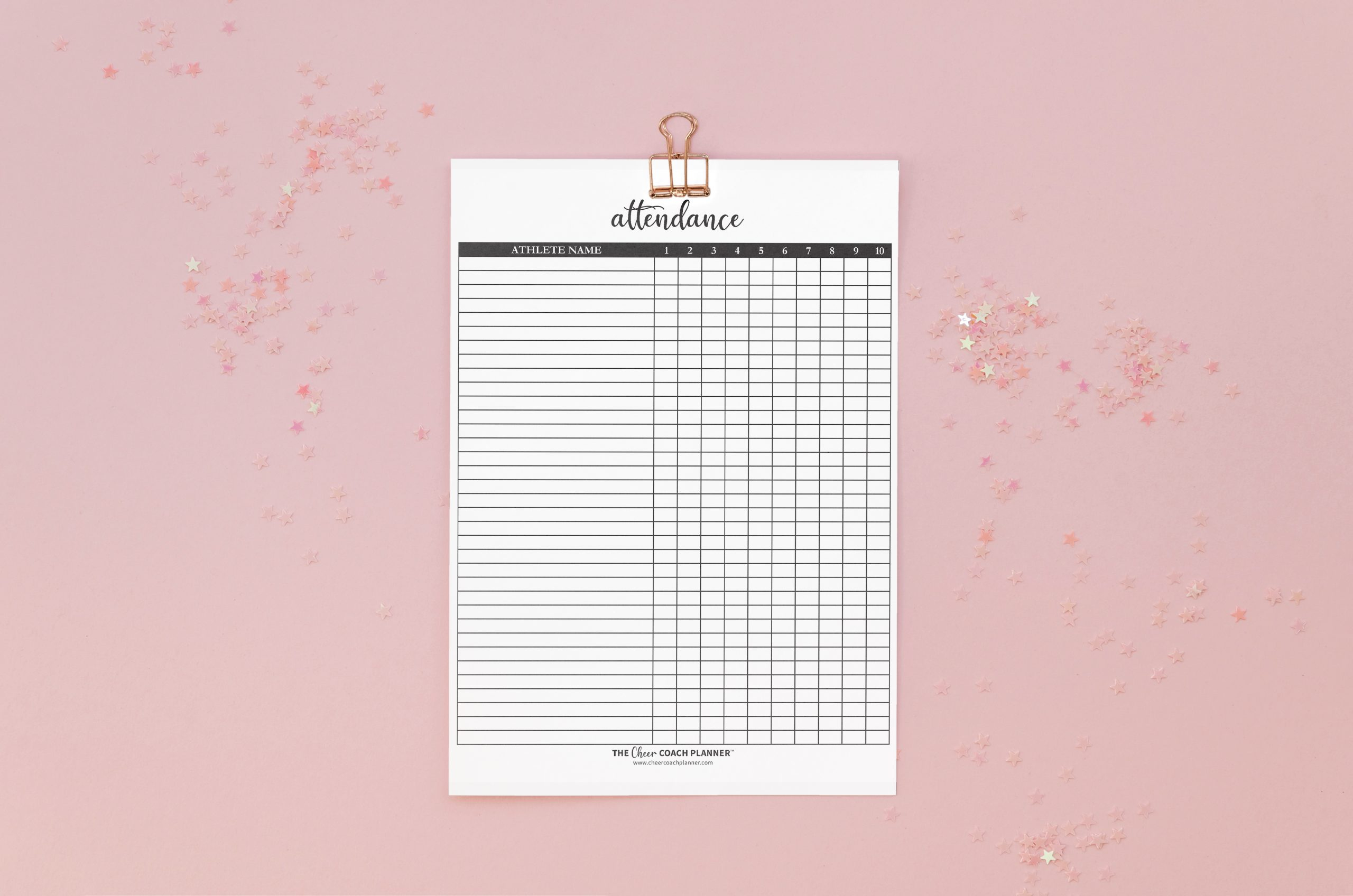 The Cheer Captain Planner Printable Pdf - January 2024 - May 2025 with regard to Free Cheer Coach Printables