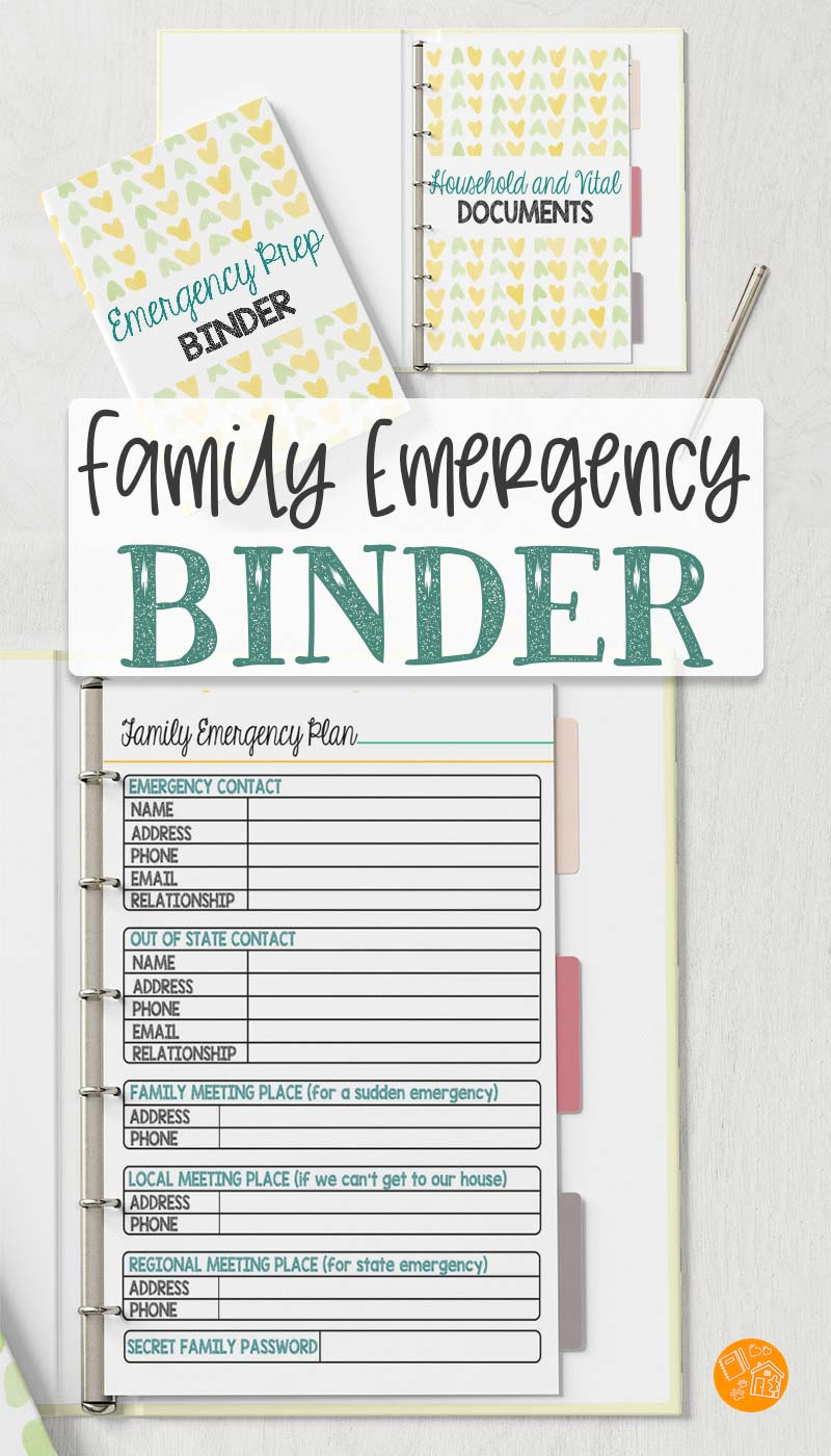 The Emergency Prep Binder Every Family Should Have | Sunny Day Family in Free Emergency Binder Printables