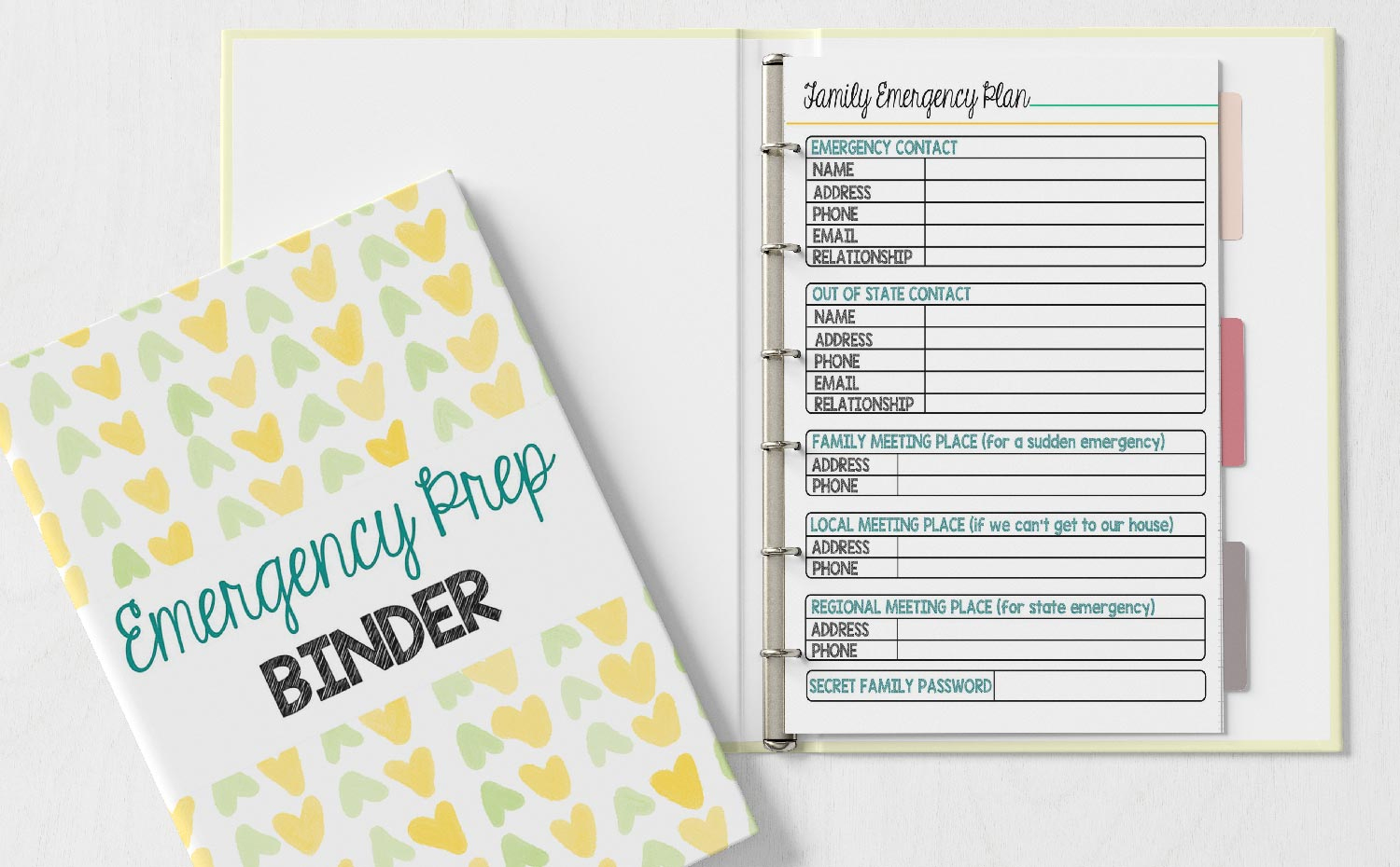 The Emergency Prep Binder Every Family Should Have | Sunny Day Family intended for Free Emergency Binder Printables