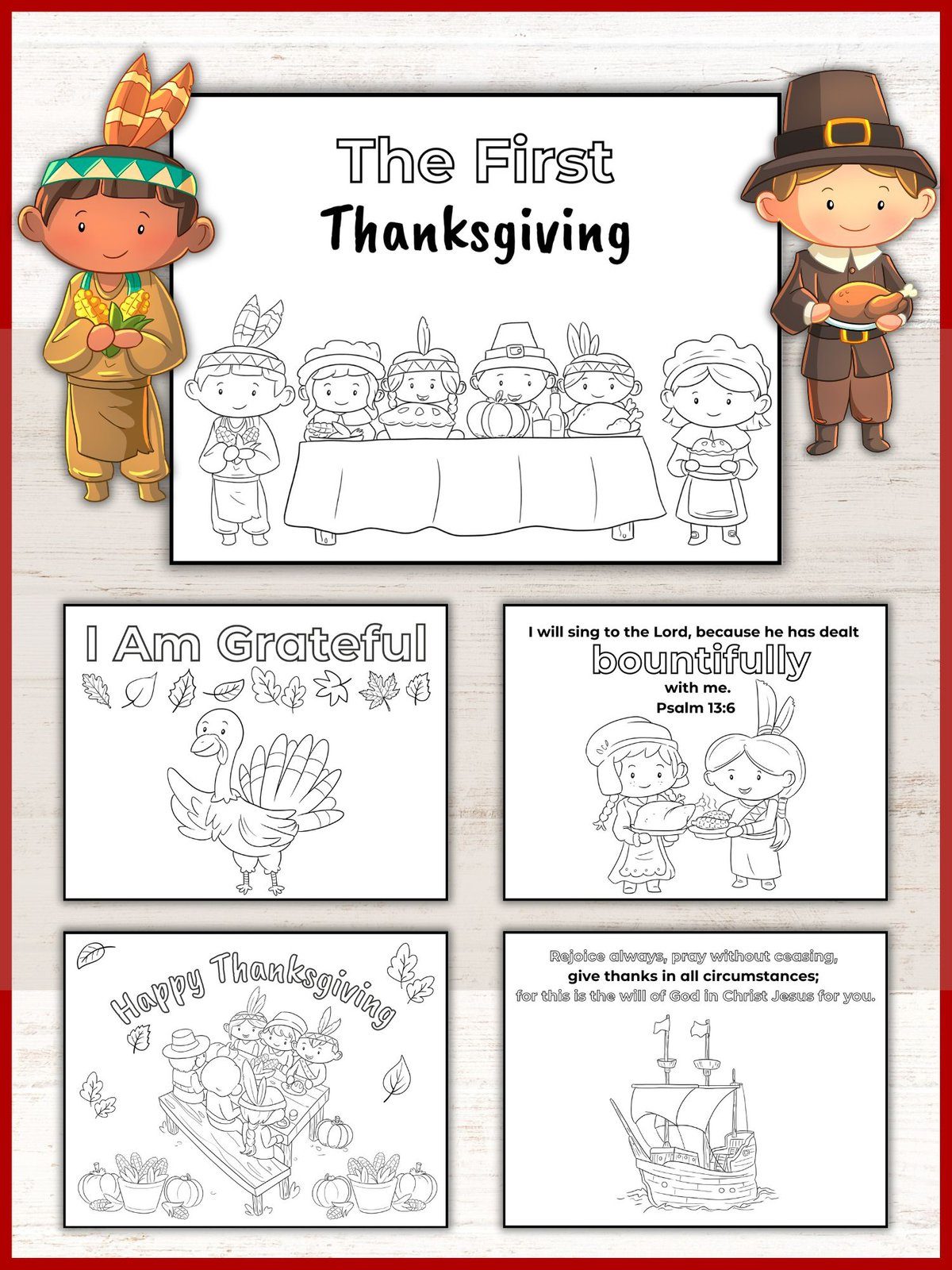 The First Thanksgiving Coloring Page | Healing Home with regard to Printable Thanksgiving Story For Preschoolers With Pictures