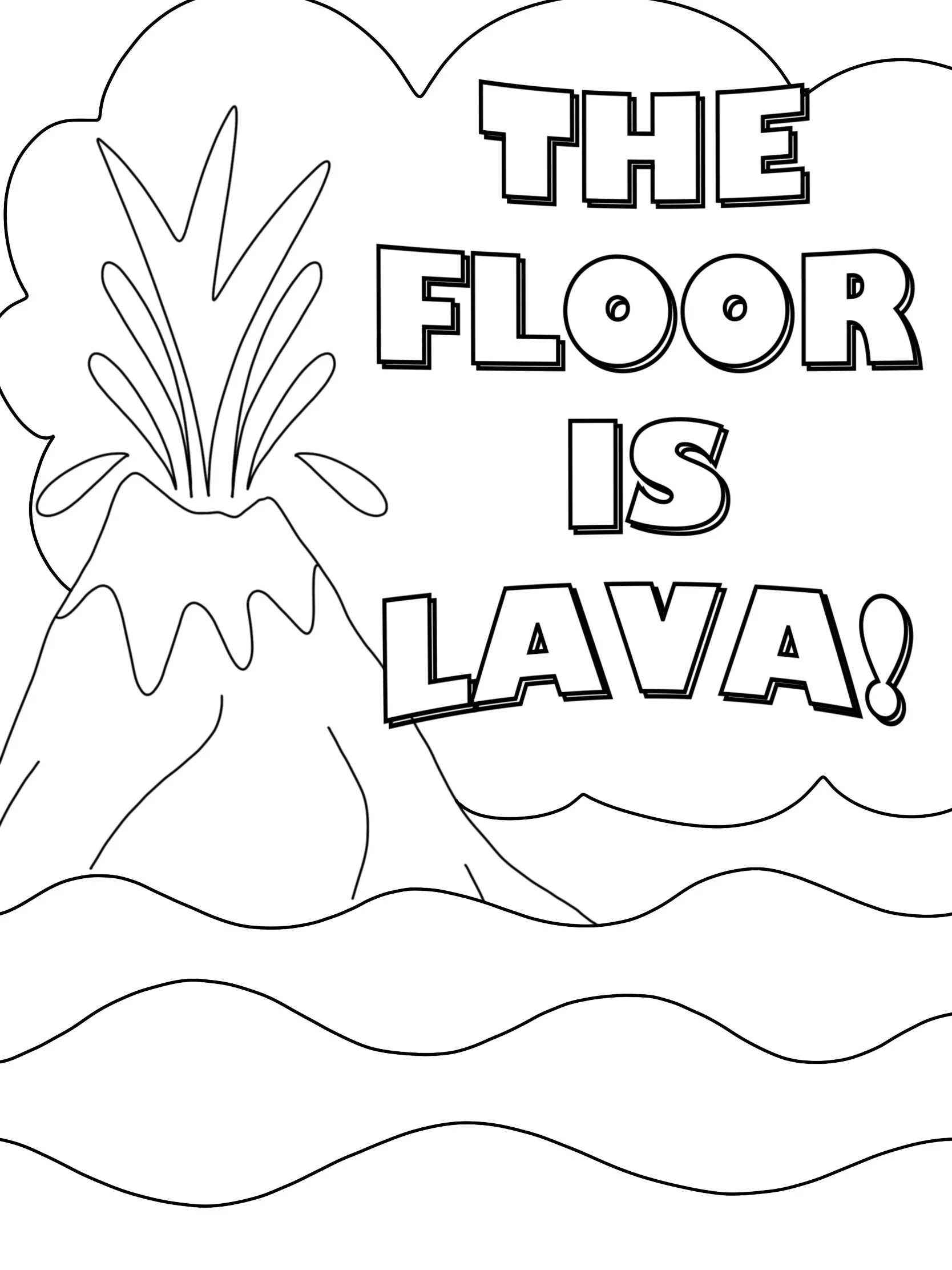 The Floor Is Lava — Amy Barker Willers in Floor Is Lava Printable