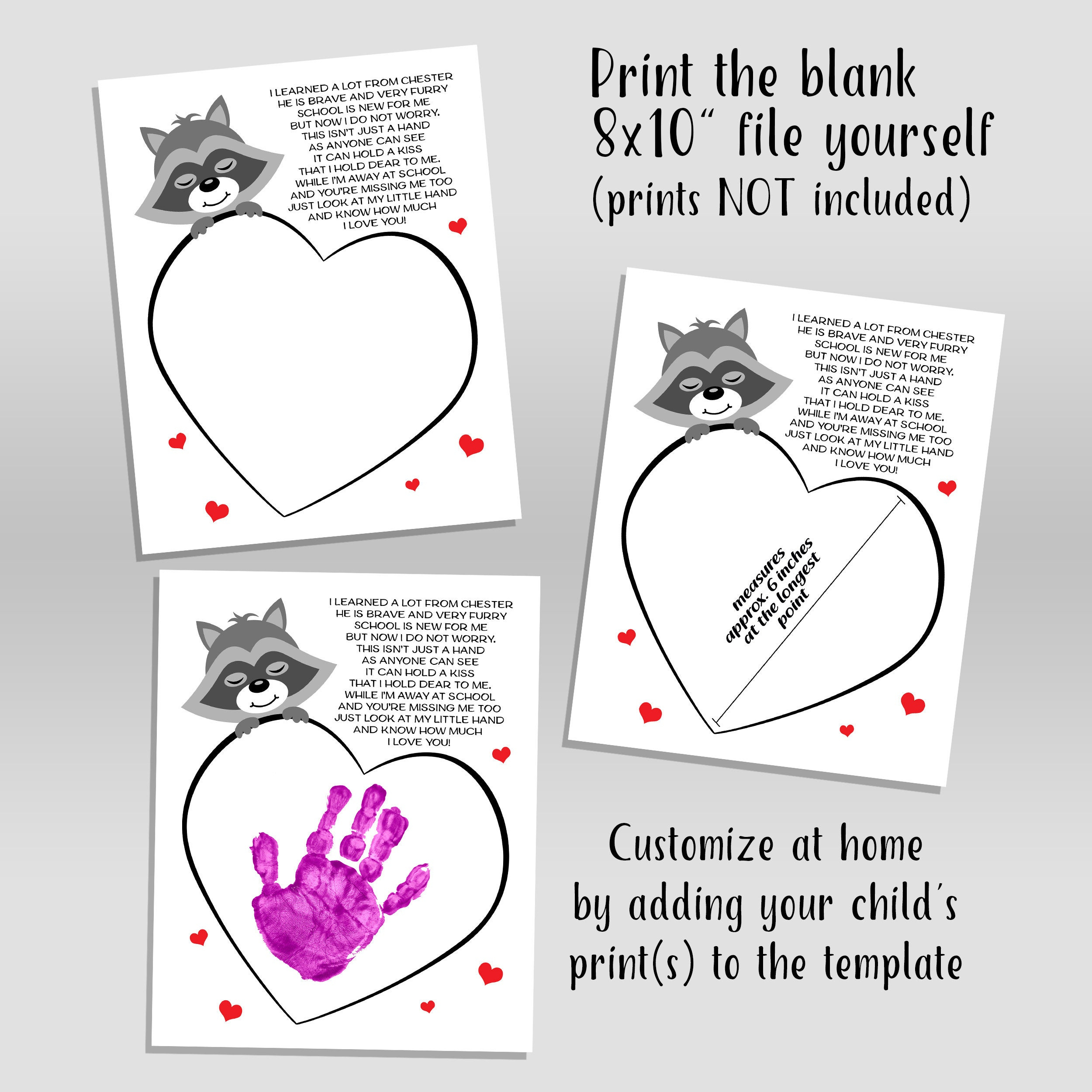 The Kissing Hand First Day Of School Craft For Kids, Back To within Printable Kissing Hand Poem