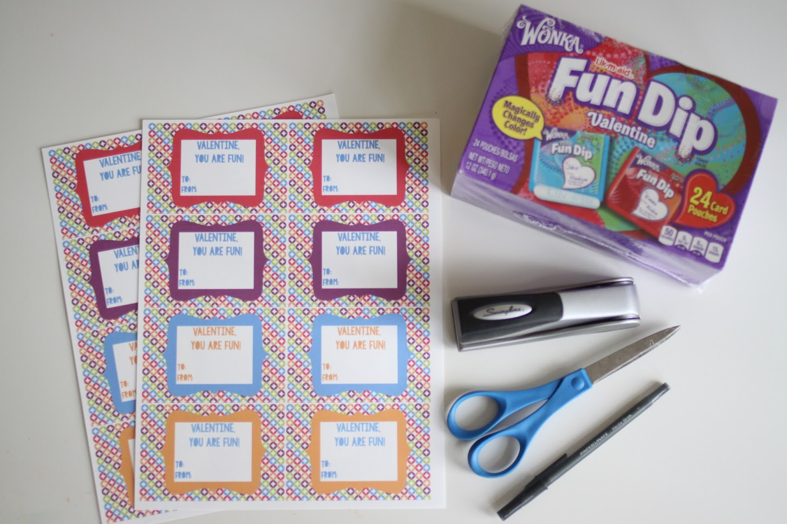 The Larson Lingo: Valentine, You Are Fun! {Free Valentine Printable} for Fun Dip Valentine Printable