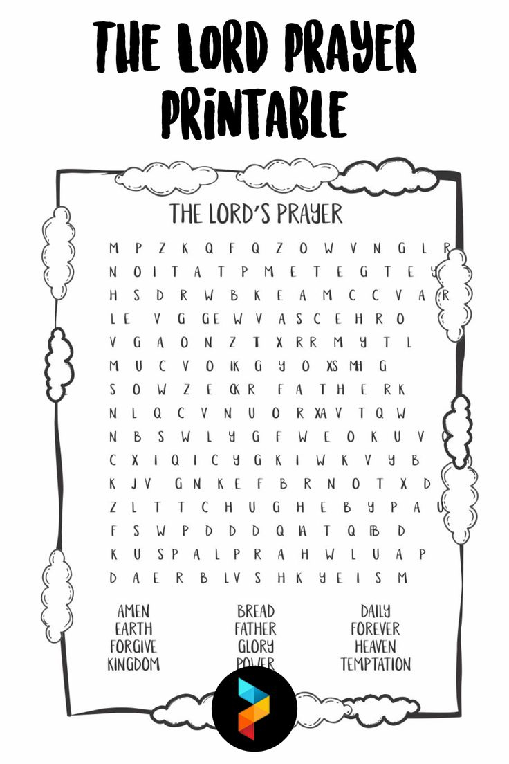 The Lord Prayer - 12 Free Pdf Printables | Printablee in Free Printable the Lord&amp;amp;#039;s Prayer Activity Sheets