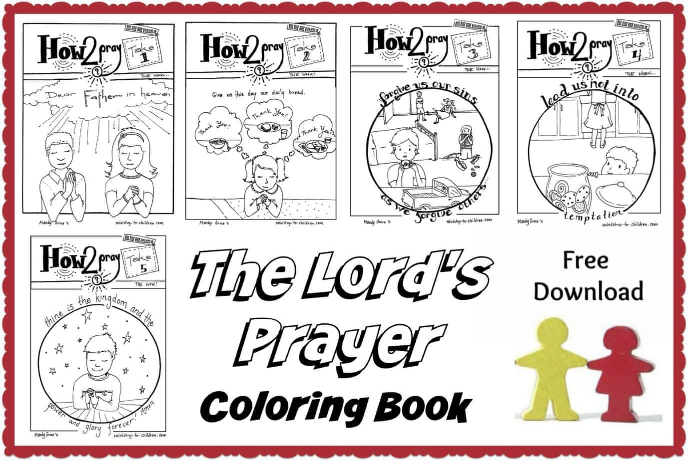 The Lord&amp;#039;S Prayer For Kids - Free Lessons, Activities, &amp;amp; Coloring with Free Printable The Lord&amp;#039;S Prayer Activity Sheets