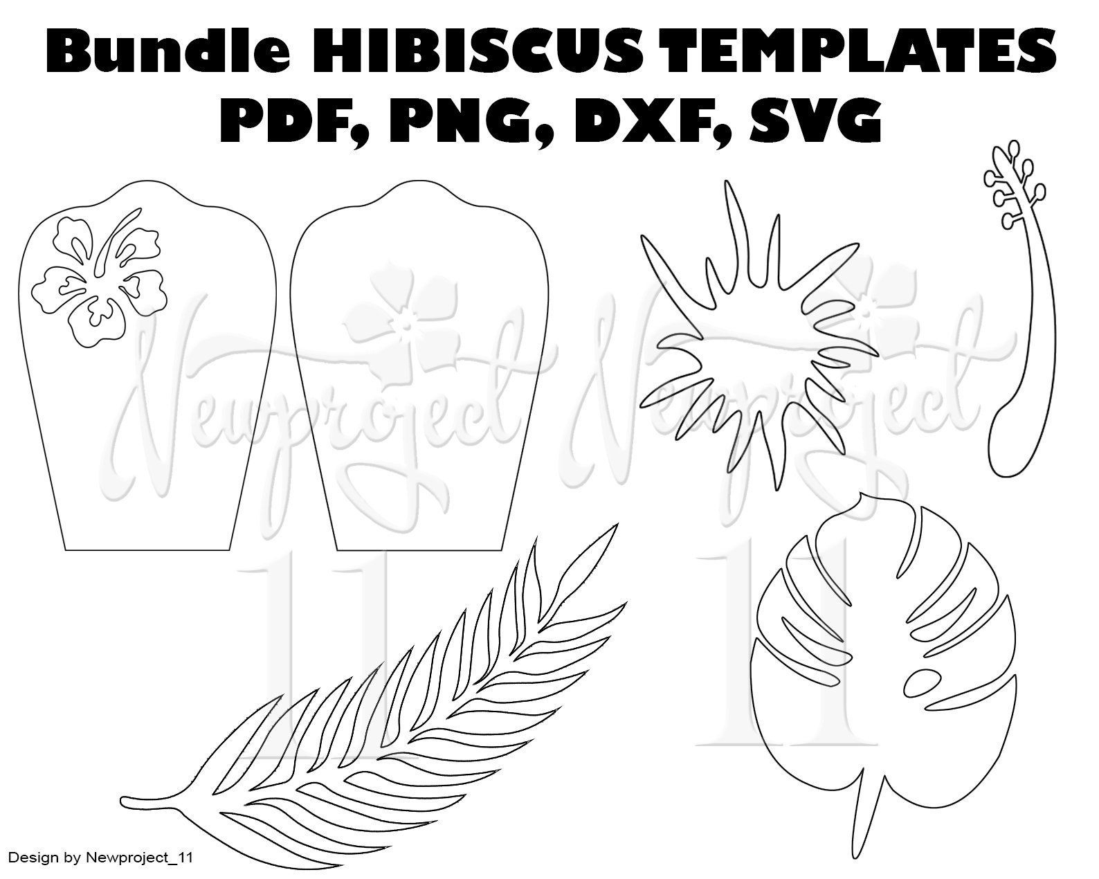 Tissue Paper Flower Petal Template 8Fe intended for Free Printable Hibiscus Flower Template