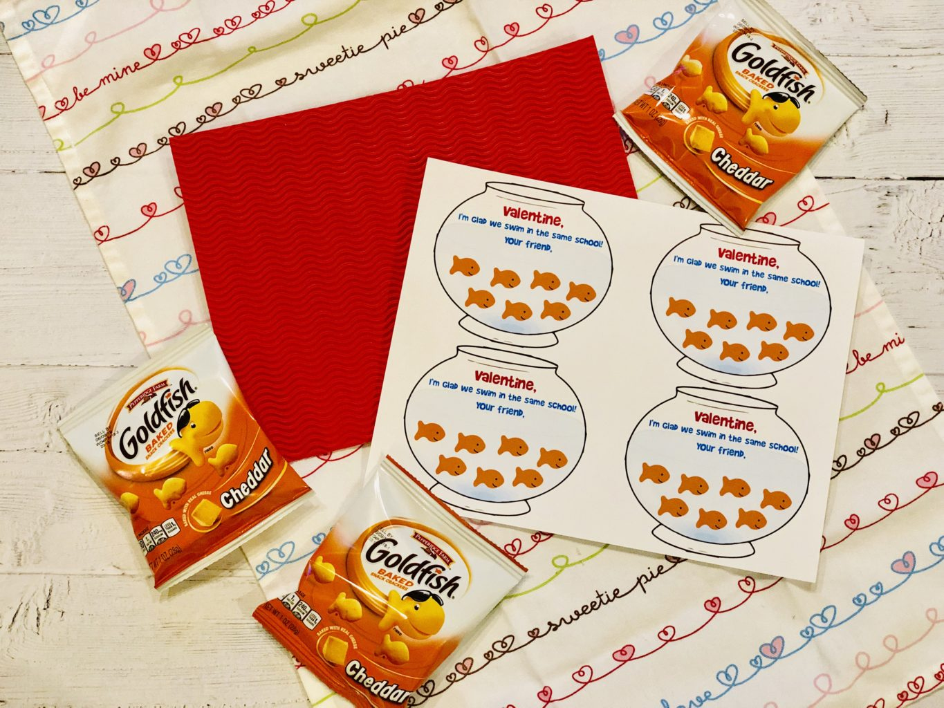 Toddler Goldfish Valentine Printable - #Neverdonewithfun with regard to Goldfish Valentine Printable Free