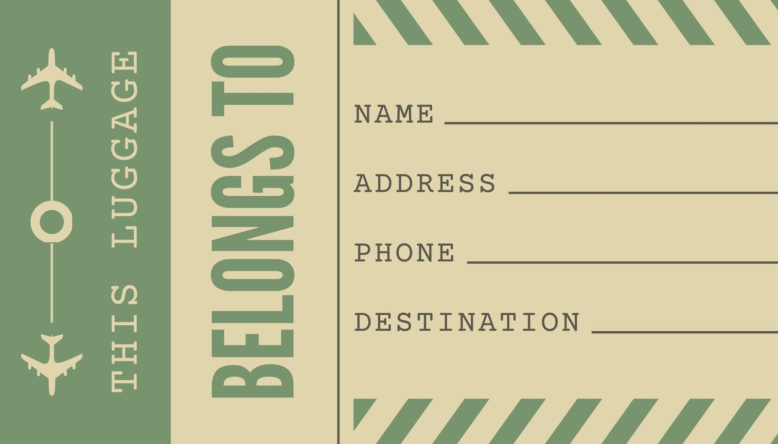 Travel Luggage Vintage Luggage Tags Printable Free Printable throughout Luggage Tags Printable Free