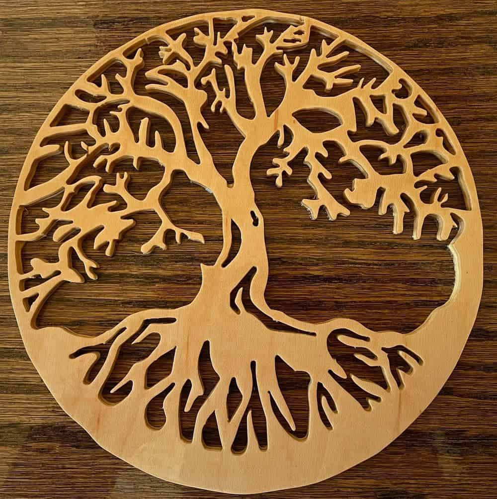 Tree Of Life - Canadian Woodworking with Free Printable Scroll Saw Patterns Steve Good