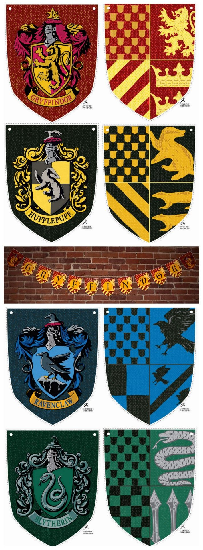 Truebluemeandyou: Halloween &amp;amp; Cosplay Diys for Harry Potter Printable Crests