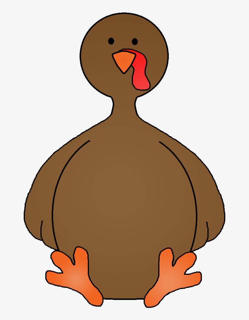 Turkey Clipart Body - Turkey Cartoon No Feathers Transparent Png for Printable Turkey Without Feathers