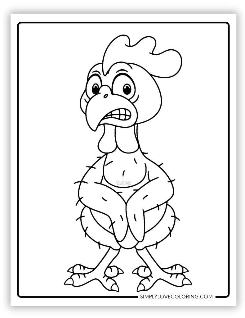 Turkey Coloring Pages (Free Pdf Printables) – Simply Love Coloring inside Printable Turkey Without Feathers