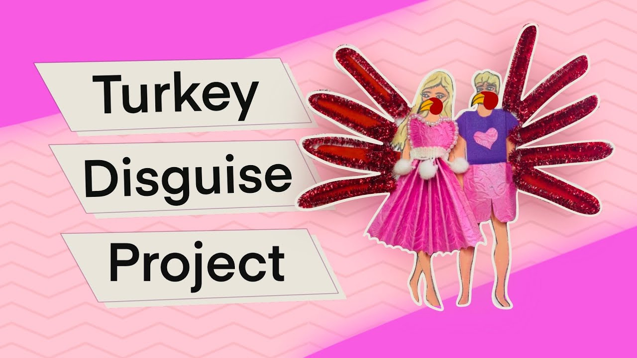 Turkey Disguise Project Idea | Barbie And Ken Theme - Youtube intended for Barbie Turkey in Disguise