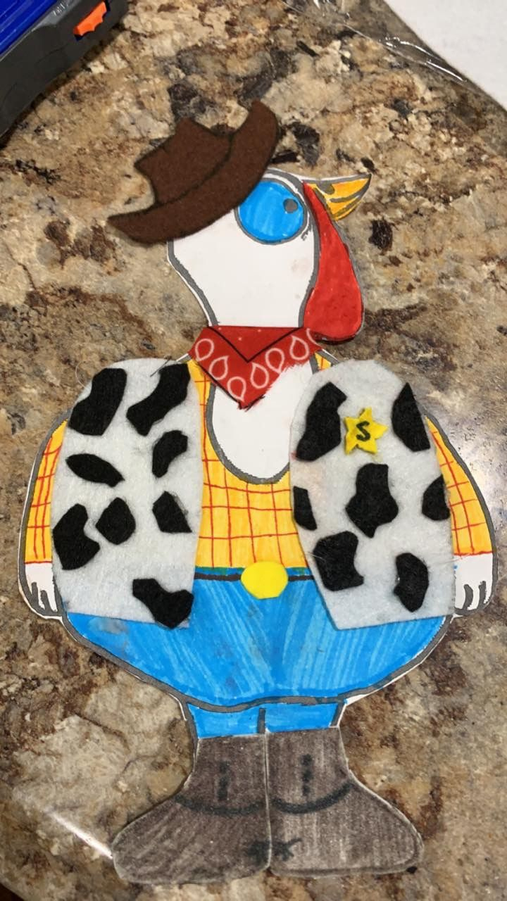 Turkey Disguise with Turkey Disguise Toy Story