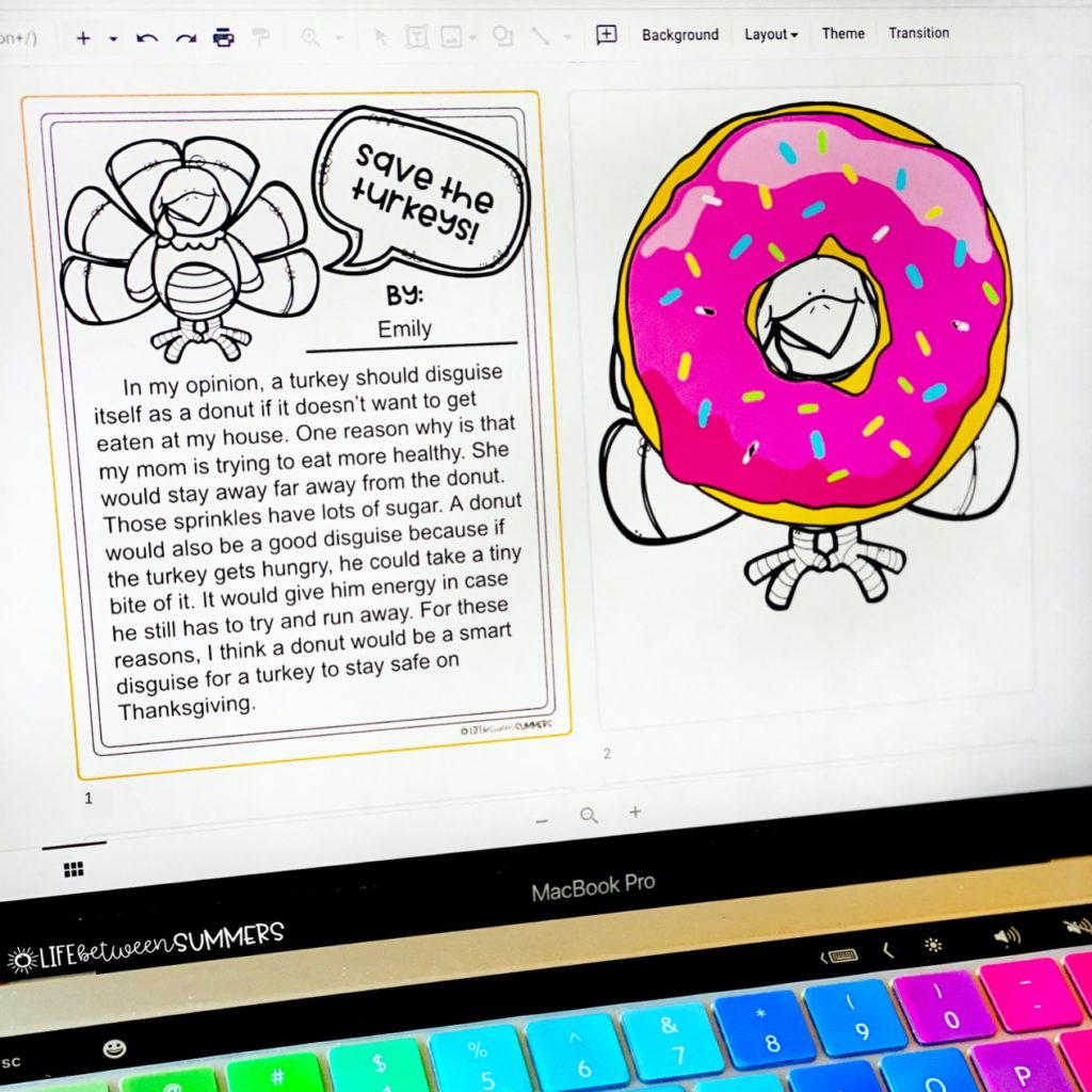 Turkey Disguises: Thanksgiving Opinion Writing & Craft - Life pertaining to Turkey Disguise Story Examples