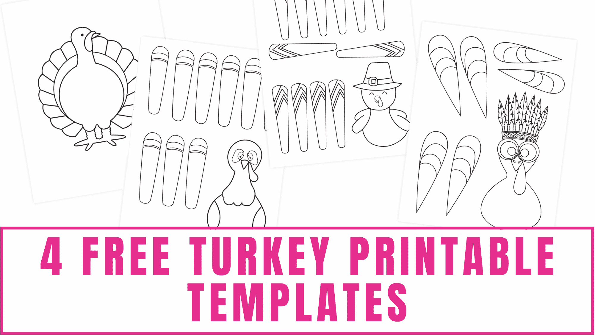 Turkey Headband Craft Template regarding Free Printable Turkey Headband Template