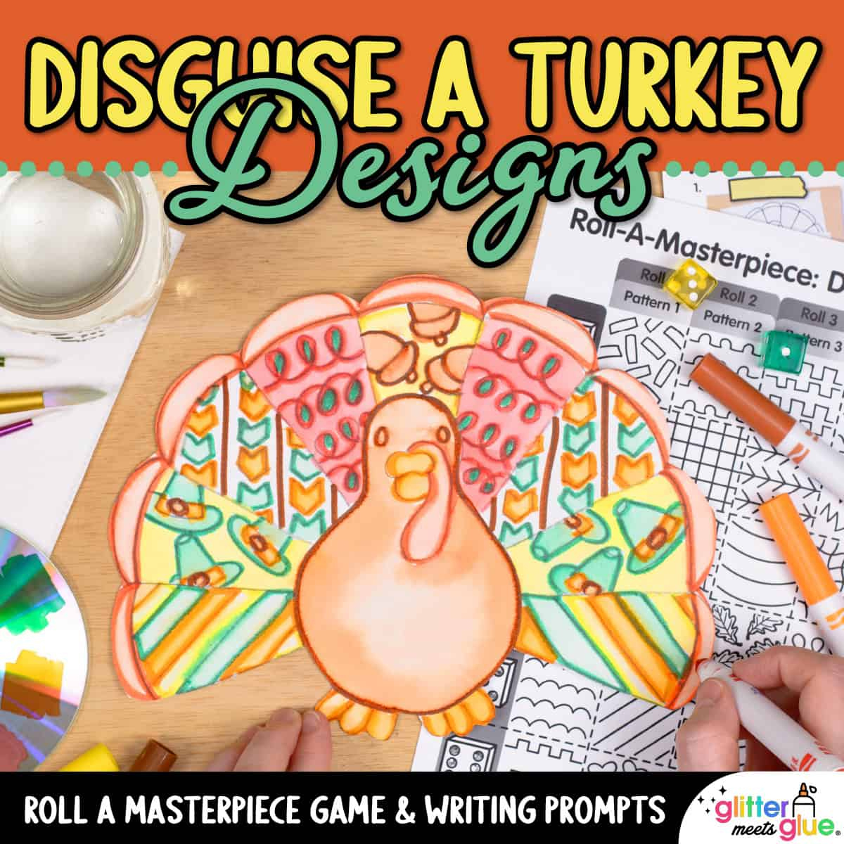 Turkey In Disguise Art Game – Thanksgiving Roll A Turkey Game with regard to Turkey In Disguise Game
