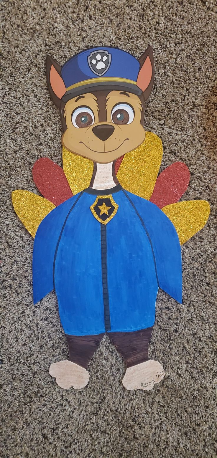 Turkey In Disguise for Paw Patrol Turkey In Disguise
