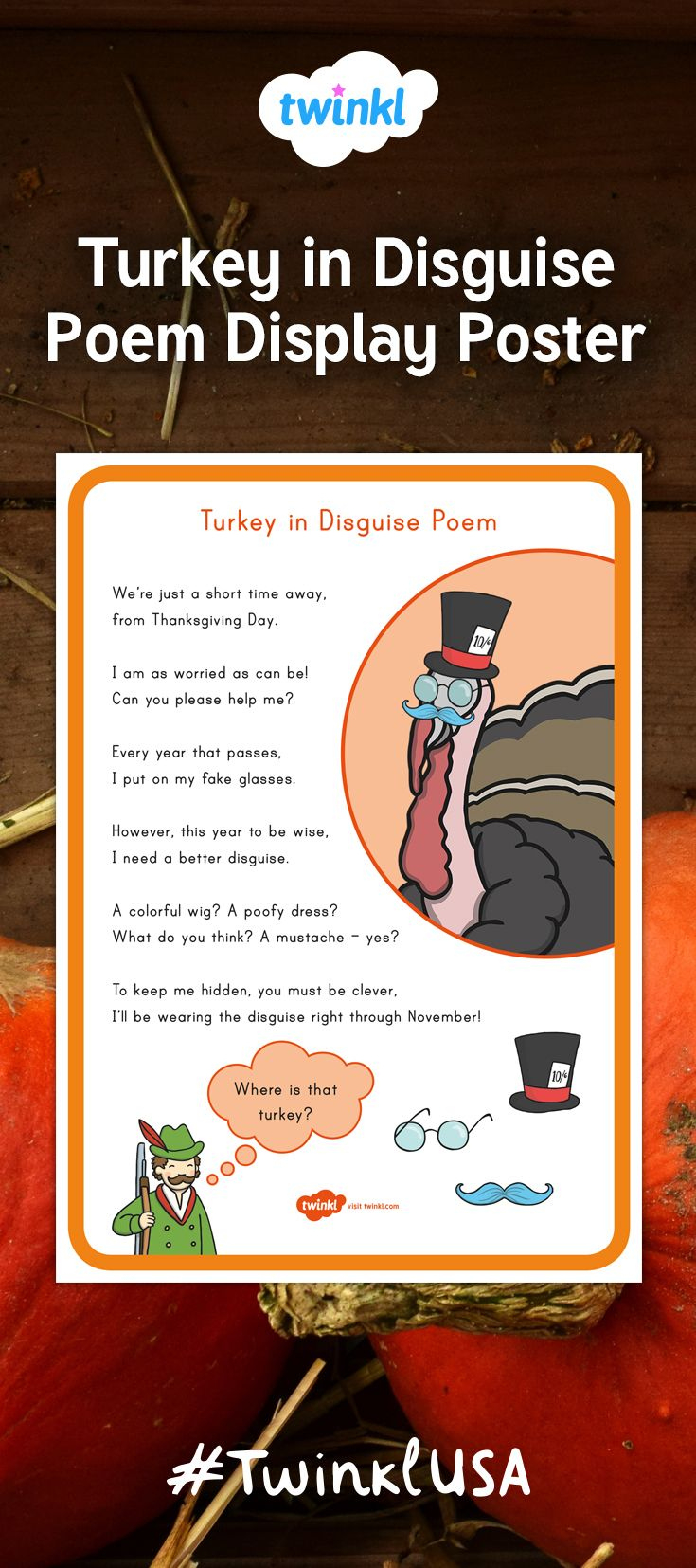 Turkey In Disguise Poem regarding Turkey In Disguise Poem