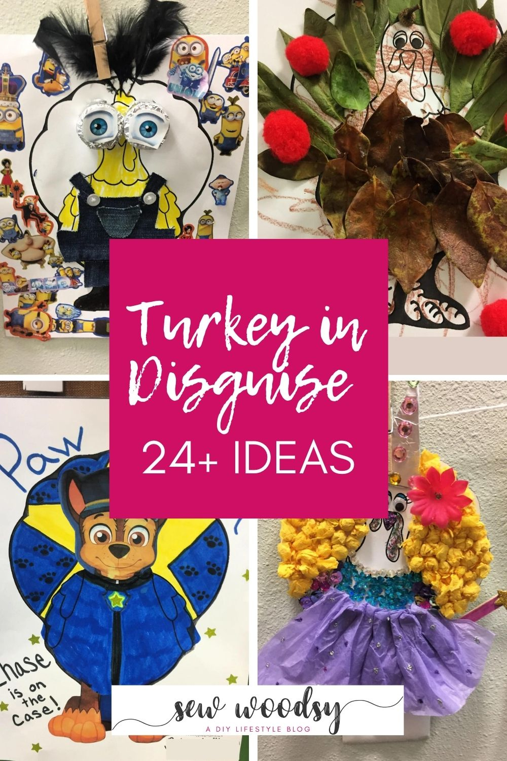 Turkey In Disguise Project - Sew Woodsy inside Turkey in Disguise Craft Ideas