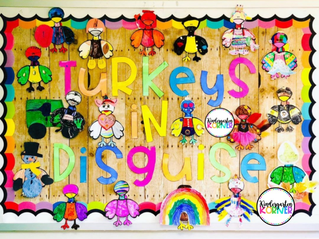 Turkeys In Disguise | Disguise A Turkey Thanksgiving Bulletin with regard to Turkey in Disguise Bulletin Board Ideas