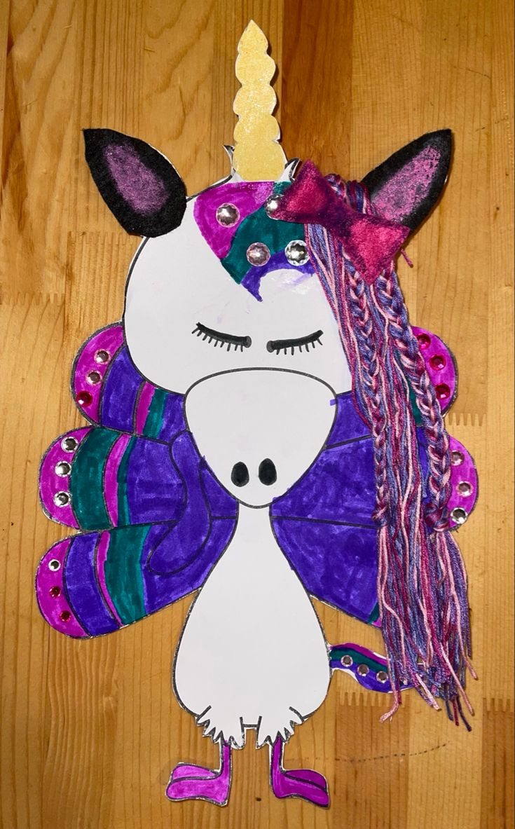 Unicorn “Disguise The Turkey”! 🦄 🦃 in Unicorn Turkey Disguise Ideas