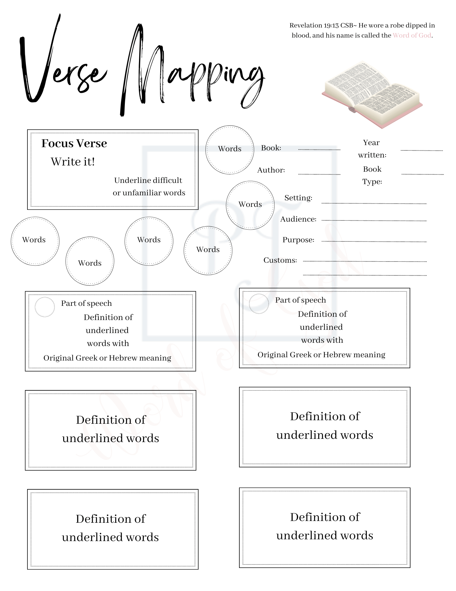 Verse Mapping - Krafty Koncessions regarding Bible Verse Mapping Free Printables