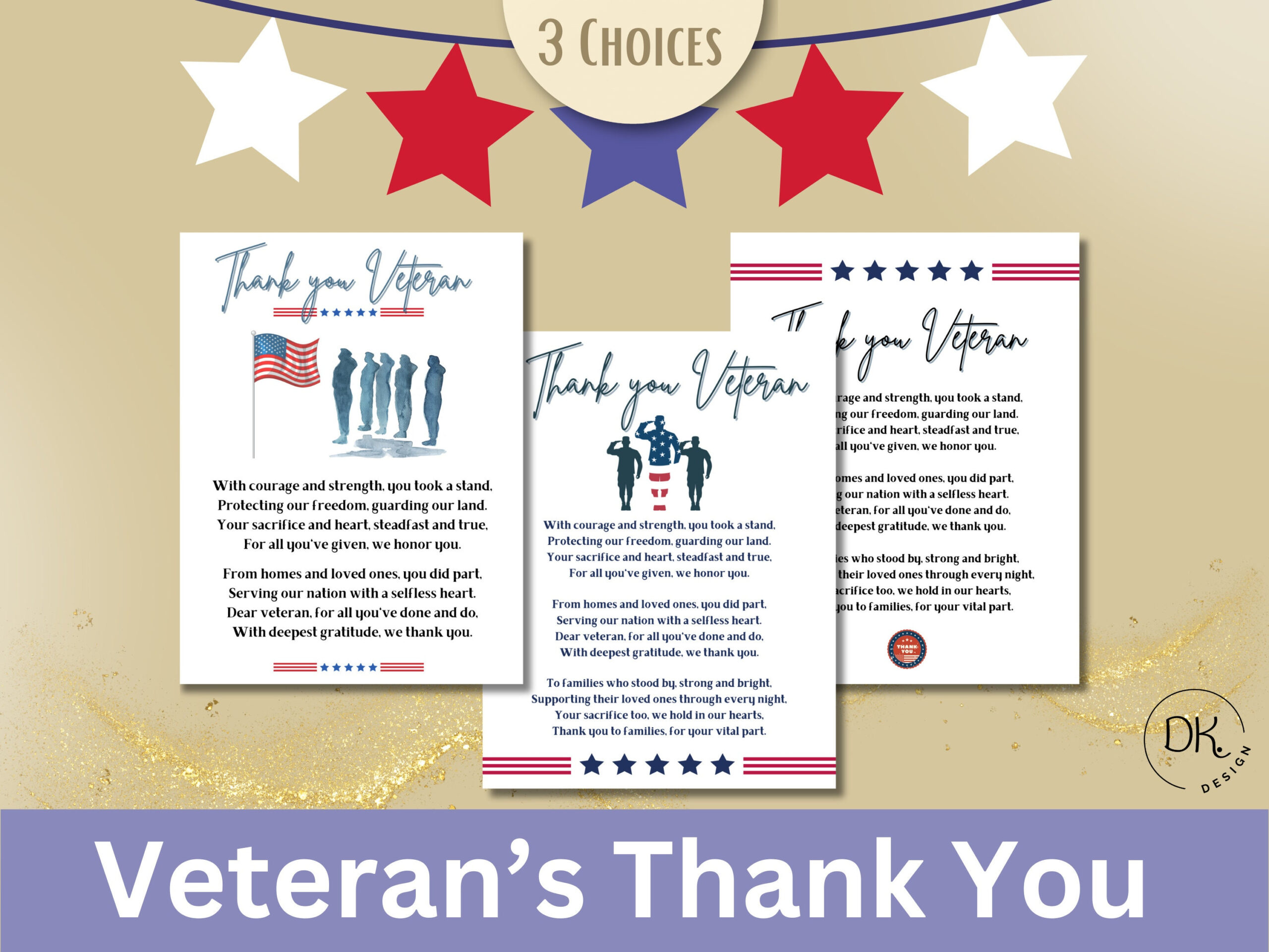 Veteran Thank You | Printable Recognition & Appreciation Wall Art throughout Veterans Day Poem By Cheryl Dyson