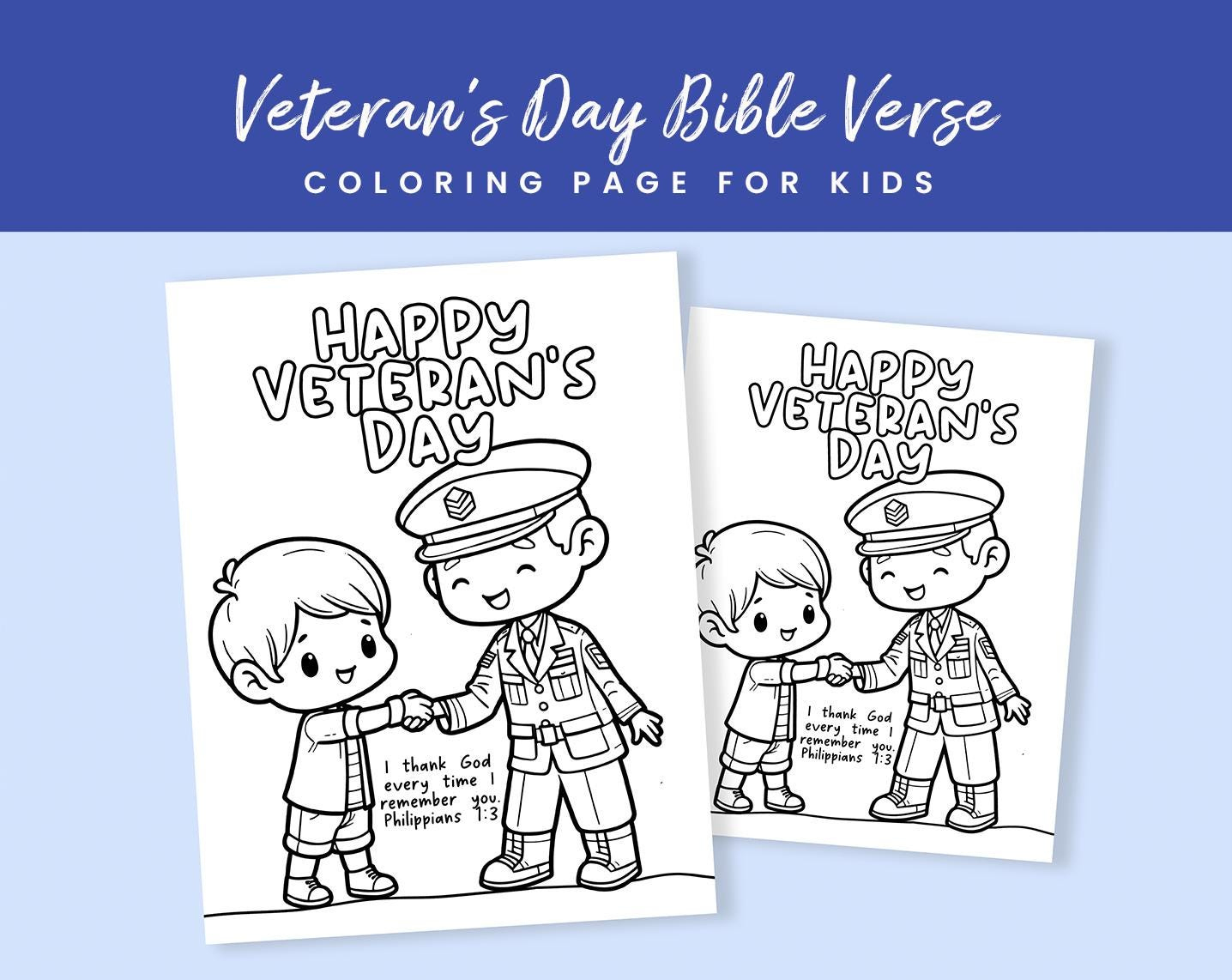 Veterans Day Bibel-Vers Malseite Für Kinder, Veteranes Tag within Veterans Day For Kindergarteners Printable