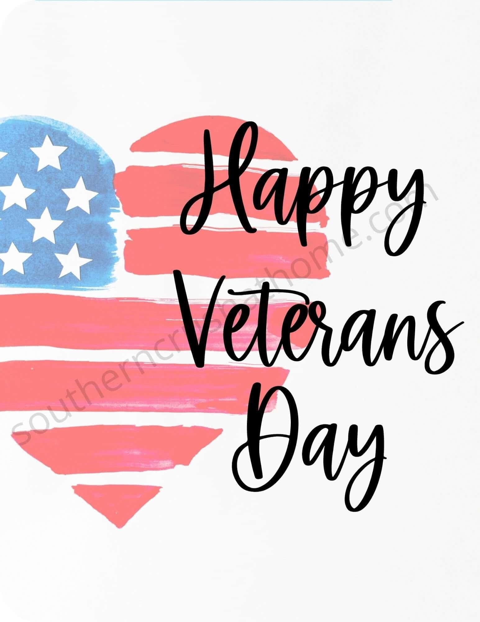 Veterans Day Celebration + Free Veterans Day Printable regarding Happy Veterans Day Sign Printable