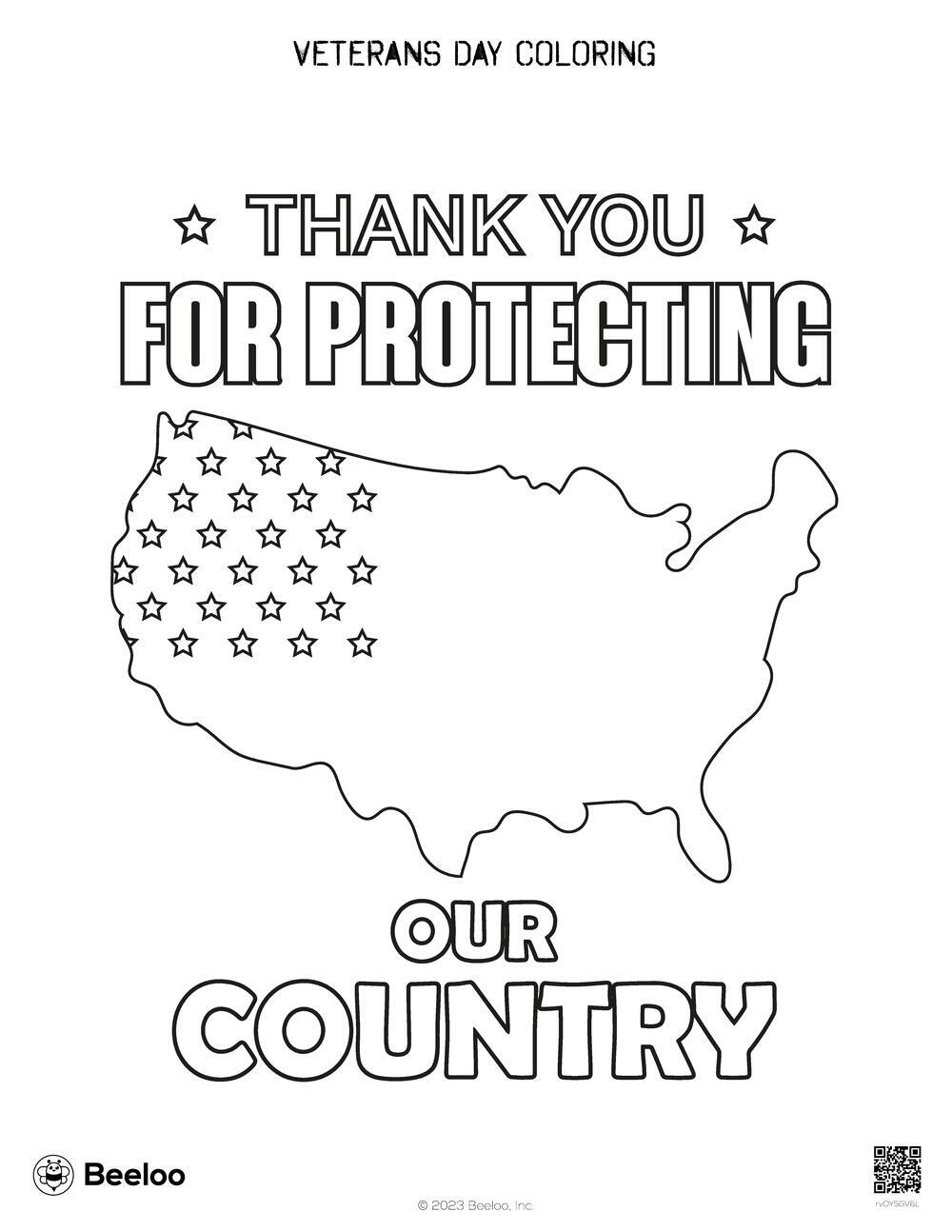 Veterans Day Coloring • Beeloo Printable Crafts And Activities For with regard to Veterans Day Crafts For Kids Printable