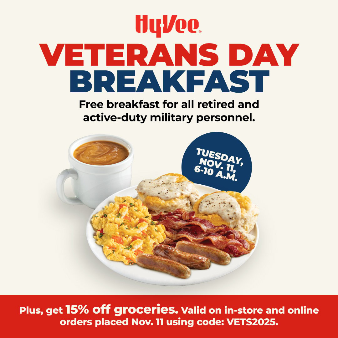 Veterans Day Freebies &amp;amp; Deals 2025 - Twin Cities Frugal Mom throughout Printable List Of Veterans Day Free Meals 2025